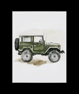 Vintage Toyota FJ40 Poster