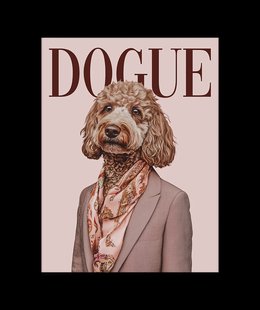 Labradoodle Dogue Poster
