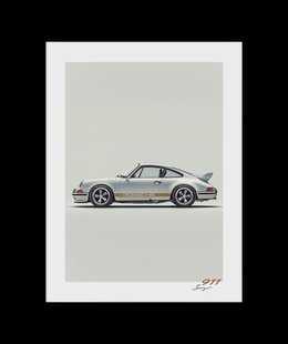 Porsche 911 DLS Singer Poster