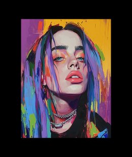 Billie Eilish Pop-Art Poster