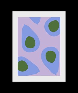 Avocado Illustratie Poster