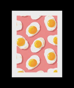 Playful Eggs Poster