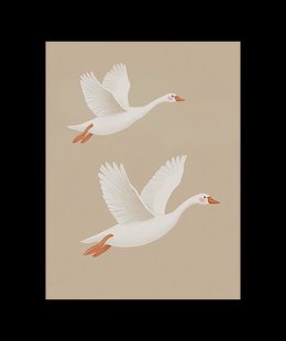 Vliegende Zwanen Poster