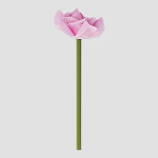 Potlood met bloementopper