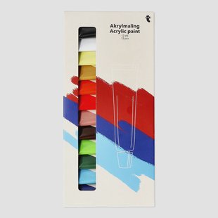 Acrylverf - 12 stuks