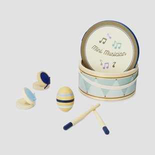 Trommel met vier instrumenten