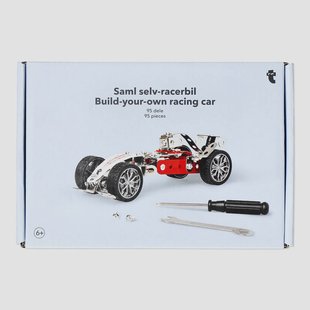 DIY metalen raceauto