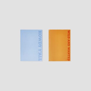 A5 Gevoerde schriften - 2 stuks