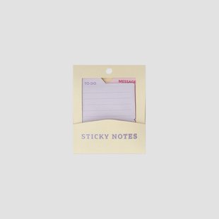 Sticky memo's met tabbladen