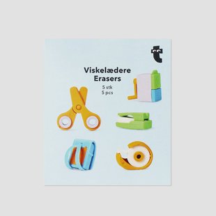 Gummen voor kantoorbenodigdheden - 5 stuks