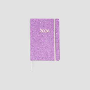 A5 Paarse weekagenda 2026 - Engels