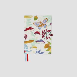 A5 Bullet planner met paddenstoelprint