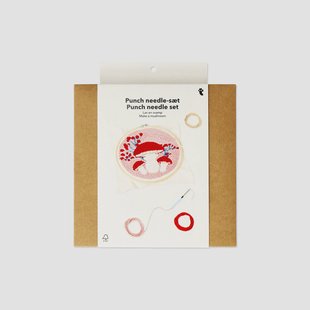DIY paddenstoel punch naaldenset