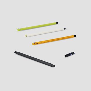 Glow in the dark uitwisbare stiften met kleine monsters - 4 stuks