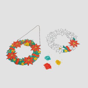 DIY glas-in-lood krans