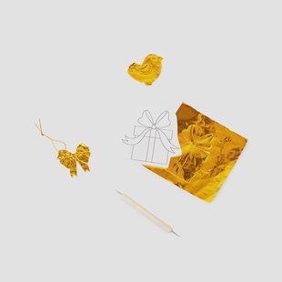 DIY ornamenten met reliëffolie