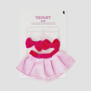Roze outfit voor pluchen knuffel