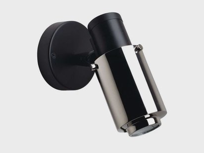 DCW - Biny Spot LED Zwart/Nikkel