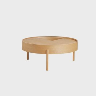 Woud - Arc Sofa-tafel Ø89 Oiled Oak