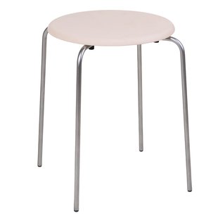 Frama Petit Rond Kruk Roestvrij Staal / Naturel Leder