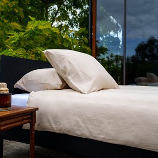 Watari - Dekbedovertrek - Linnen  - 240/200-220 - Naturel