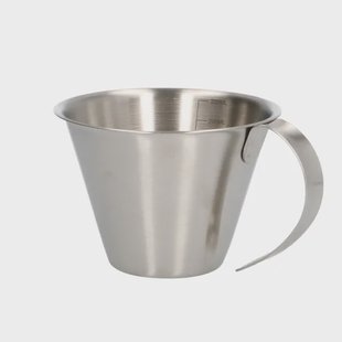 Maatbeker, RVS, 250 ml