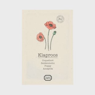 Bloemzaden, biologisch, klaproos, 0.5 gr, 0.5 g