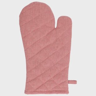 Ovenwant, bio-katoen, oud roze gem&ecirc;leerd