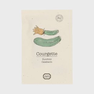 Groentezaden, biologisch, courgette, 2.5 g