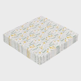 Servetten, papier, veldbloemen, 33 x 33 cm, 20 stuks
