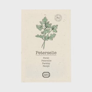 Kruidenzaden, biologisch, peterselie, 0.5 g