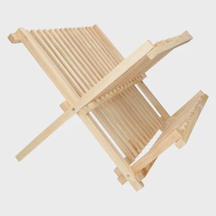 Afdruiprek, rubberhout, groot