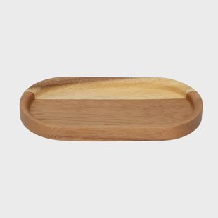 Bord, acaciahout, 19 x 10 cm