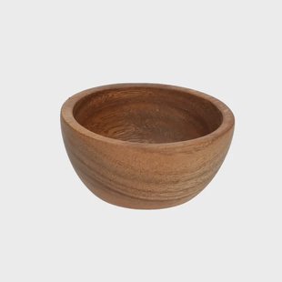 Schaaltje, licht acaciahout,&Oslash; 8,5 cm