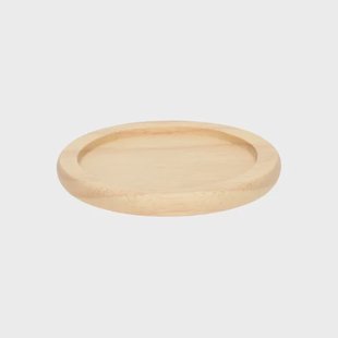 Onderzetter rond, rubberhout,&Oslash; 9,5 cm