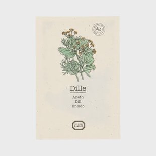 Kruidenzaden, biologisch, dille, 1 g