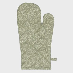 Ovenwant, bio-katoen, groen gespikkeld