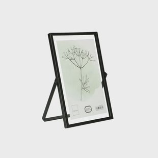 Fotolijstje, metaal, zwart, 10 x 15 cm