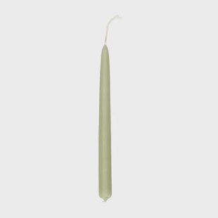Kaarsjes smal, lichtgroen, 17 cm, 10 stuks