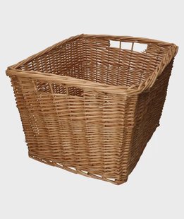 Wasmand laag, wilgenteen, groot