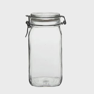 Beugelpot, glas, 1.5 l