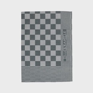 Theedoek Dille Kamille, katoen, donkergroen