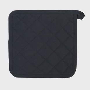 Pannenlap, bio-katoen, nachtblauw gem&ecirc;leerd