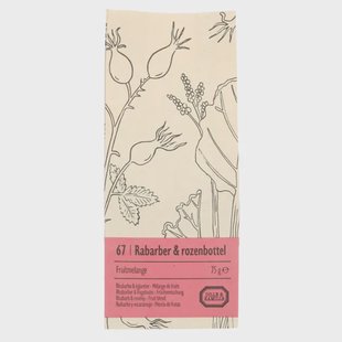 Rabarber&amp;rozenbottel, Fruitmelange, 75 g