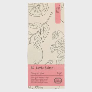 Aardbei&amp;citrus, Melange voor ijsthee, 75 g