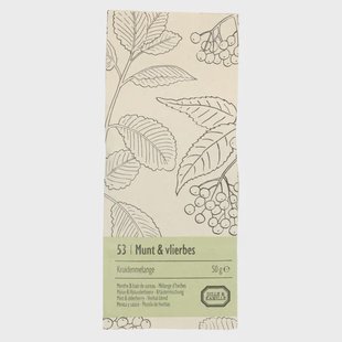 Munt&amp;vlierbes, Kruidenmelange, 50 g