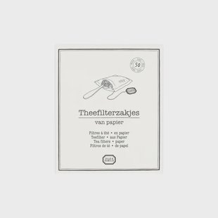 Theefilterzakjes, papier, 50 stuks
