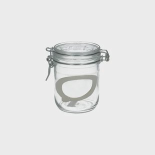 Beugelpot, glas, 0,5 l