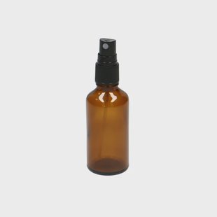Sprayflacon, bruin glas, 50 ml