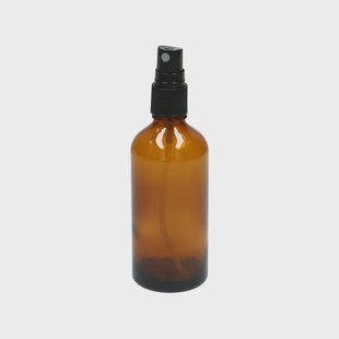 Sprayflacon, bruin glas, 100 ml